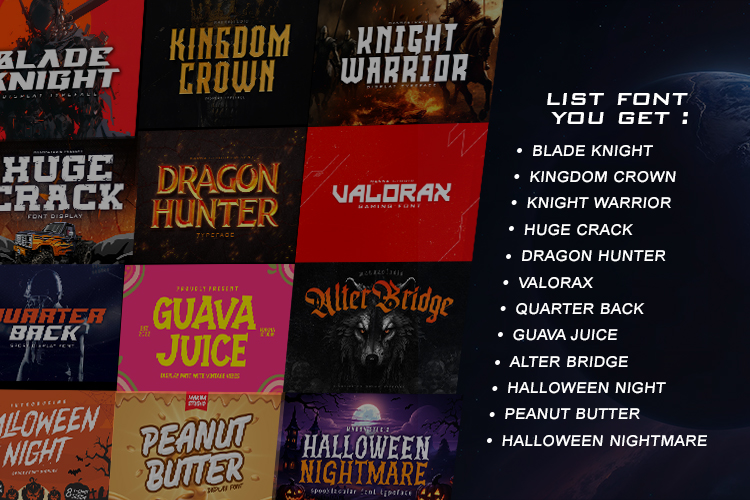 Game Font Bundle - Image 3